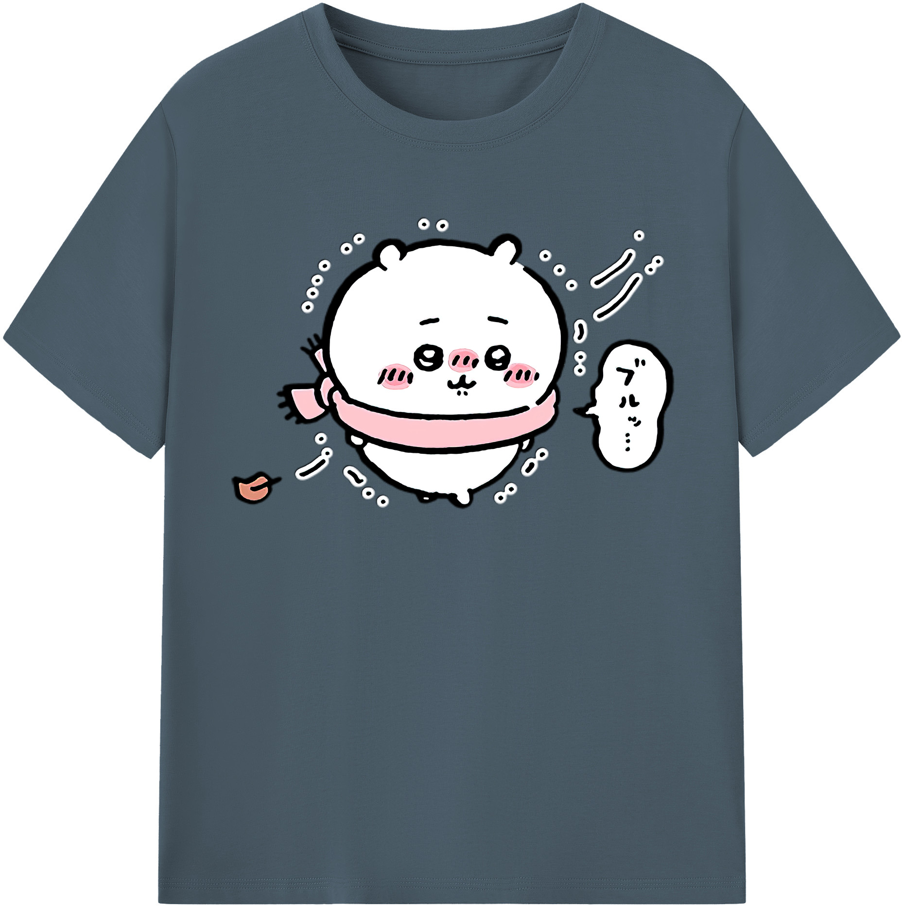 （画像用） ちいかわ ちいかわ Chii-kawa chiikawa 綿100％半袖Tシャツ（フロントプリント）